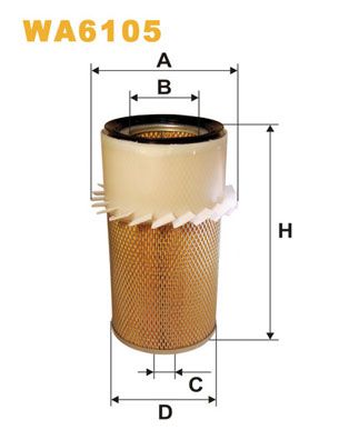 WIX FILTERS Õhufilter WA6105